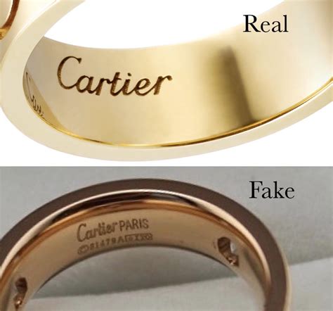 how to spot a fake cartier love ring